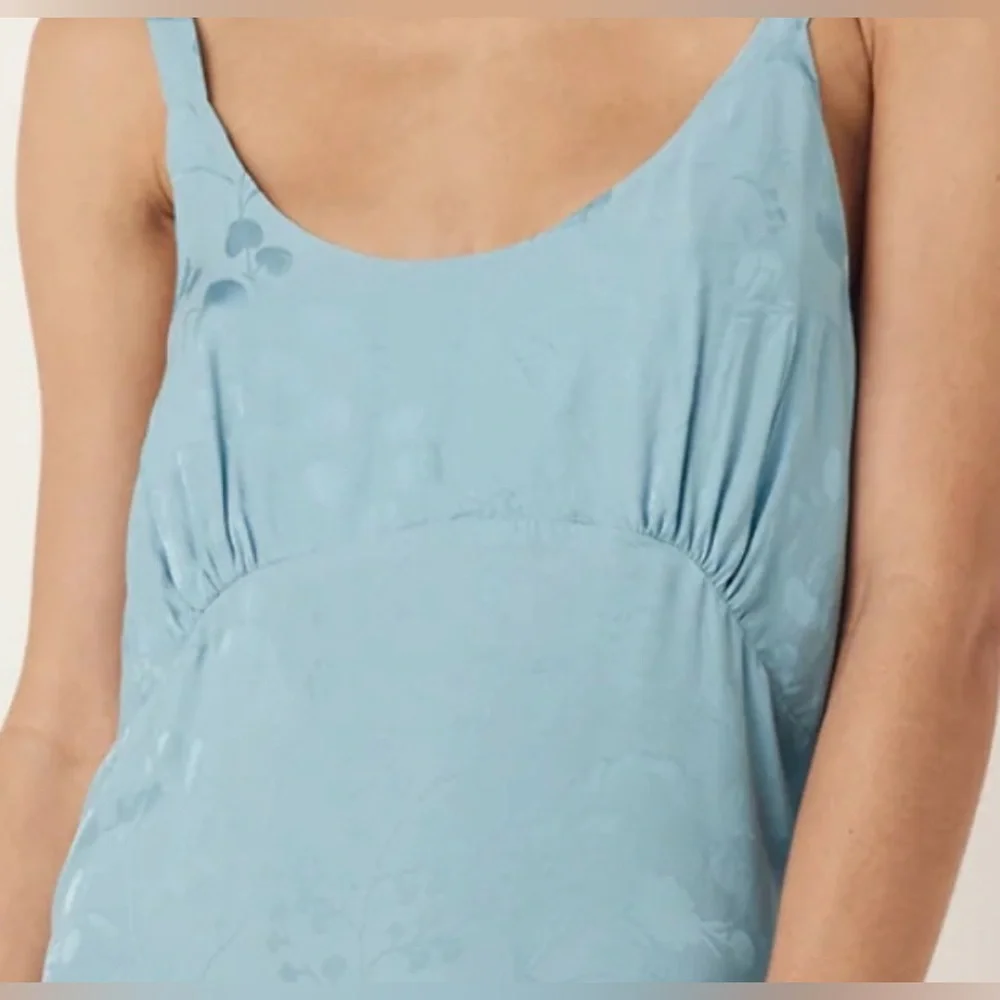 Spell Light Blue Satin Chemise size Small NWT‎